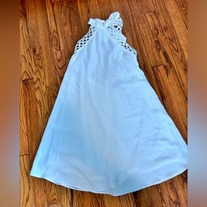 white halter dress